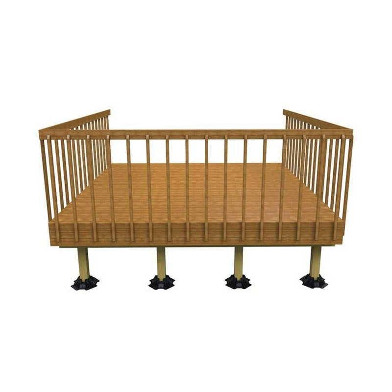TuffBlock Instant Foundation Block Deck Support System for 4" x 4" Posts and 2" Joists - Image 4